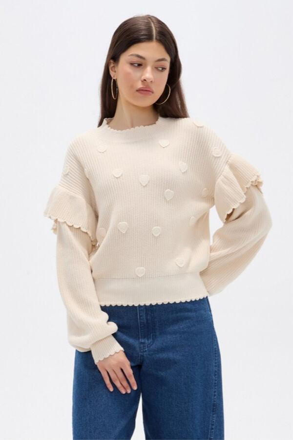 SWEATER NURVIA CRUDO / NATURAL image number null