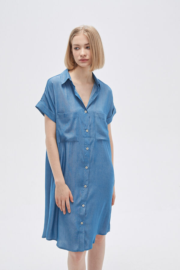 VESTIDO LEMOS AZUL CLARO image number null