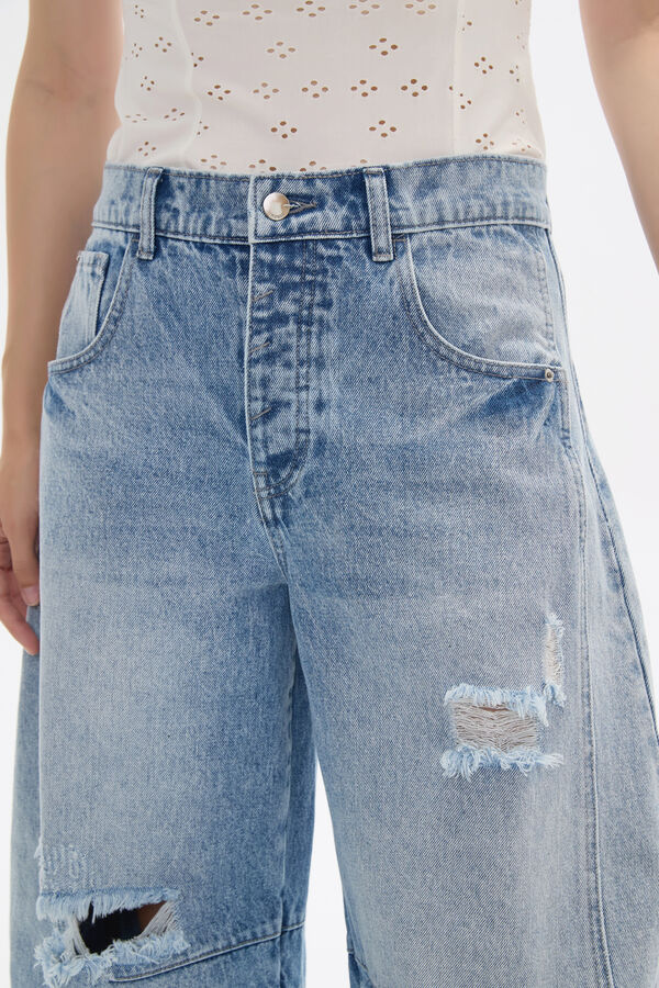 PANTALON RYNAR CELESTE GRISACEO image number null