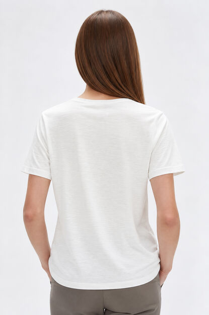 REMERA LOMILLA 70809 BLANCO image number null