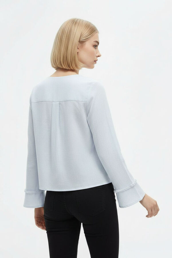 CAMISA YALVEN 70607 CELESTE CLARO image number null