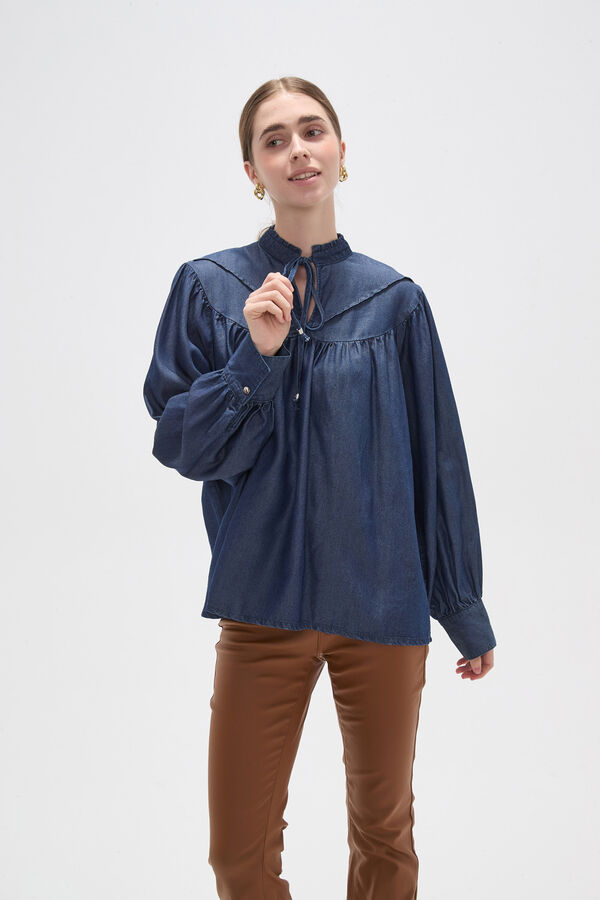 BLUSA FALROS AZUL INDIGO image number null