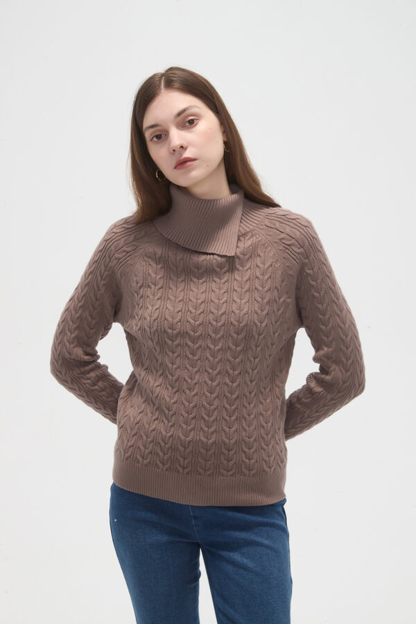SWEATER AILARA TAUPE / MINK / VISON image number null