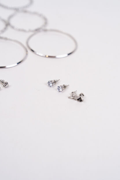 Aros Seto PLATEADO image number null