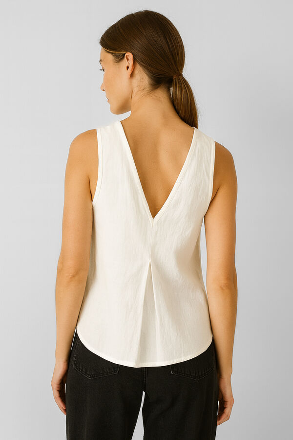 TOPS VEXIL MARFIL  / OFF WHITE image number null