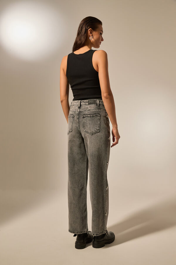 PANTALON RINES GRIS CLARO image number null