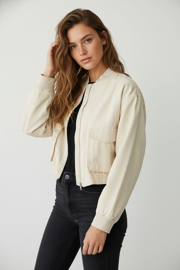 CAMPERA ZANNA CRUDO / NATURAL image number null