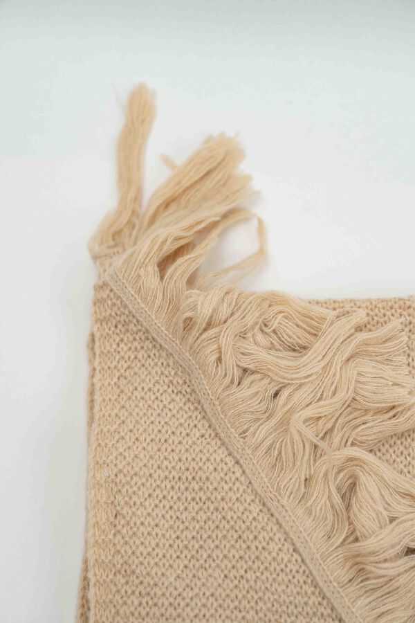 Poncho Sel BEIGE image number null