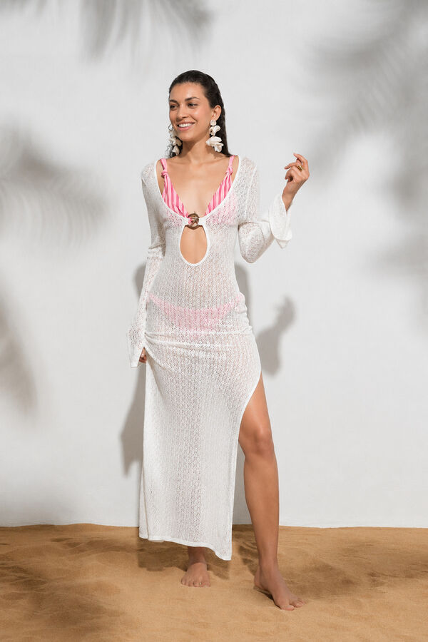 VESTIDO CHAYA 70809 MARFIL  / OFF WHITE image number null