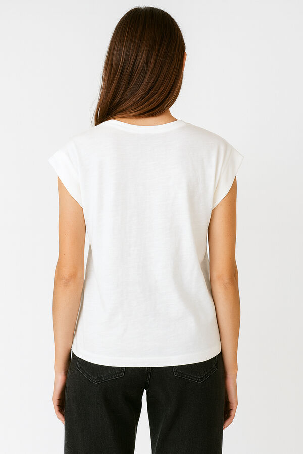 REMERA ALISMO MARFIL  / OFF WHITE image number null