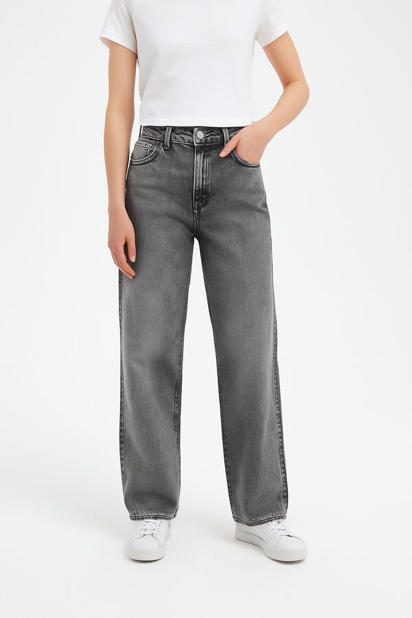 PANTALON RUSTA GRIS CLARO image number null