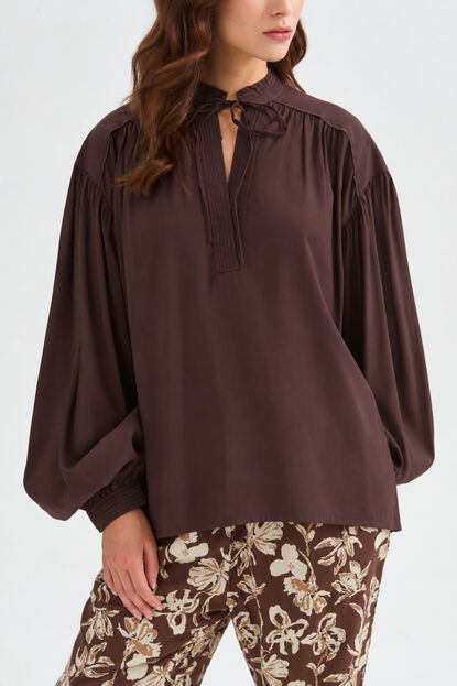 BLUSA NALIA CHOCOLATE image number null