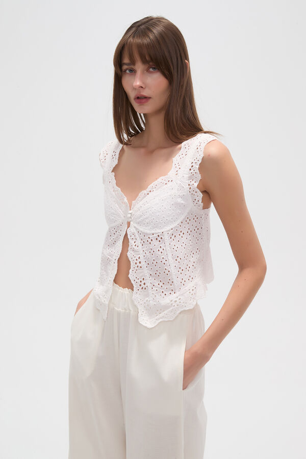 TOPS OWISA BLANCO image number null