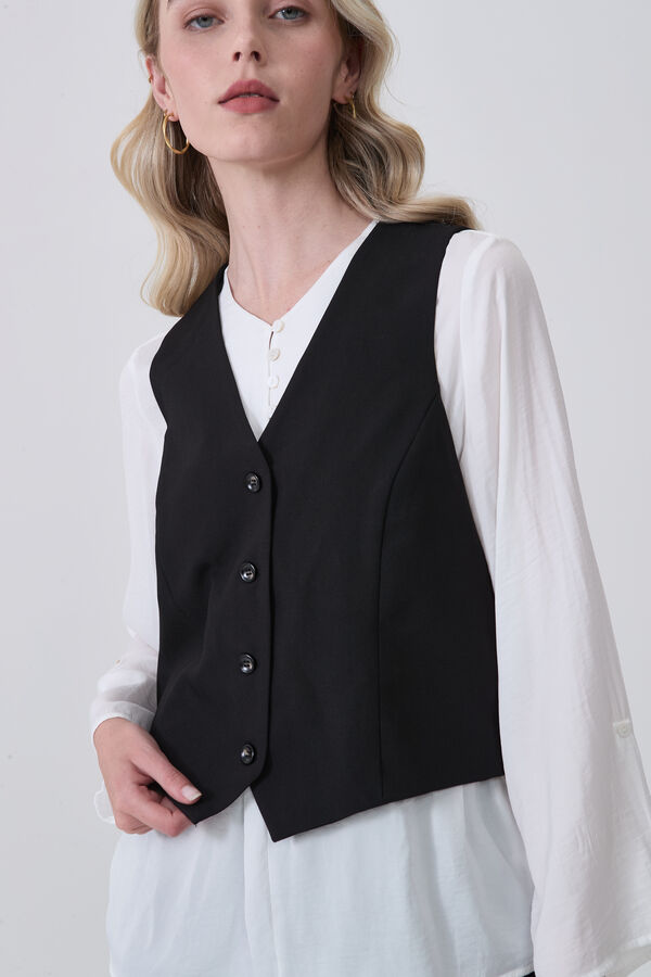 CHALECO JORIK NEGRO image number null