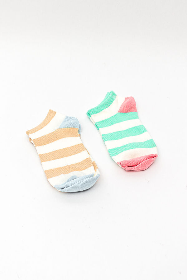 Medias Ankle Cartun, Pack x 2 COLOR UNICO image number null