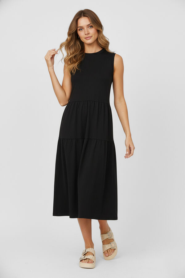 VESTIDO NOLVA NEGRO image number null