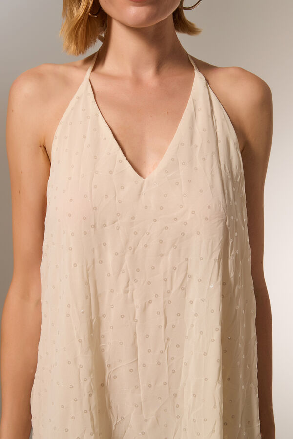 VESTIDO YAIRALI CRUDO / NATURAL image number null