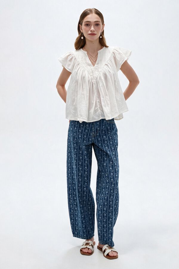 BLUSA GLEBE 70607 BLANCO image number null