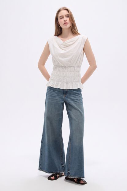 BLUSA TILAER 70809 MARFIL  / OFF WHITE image number null