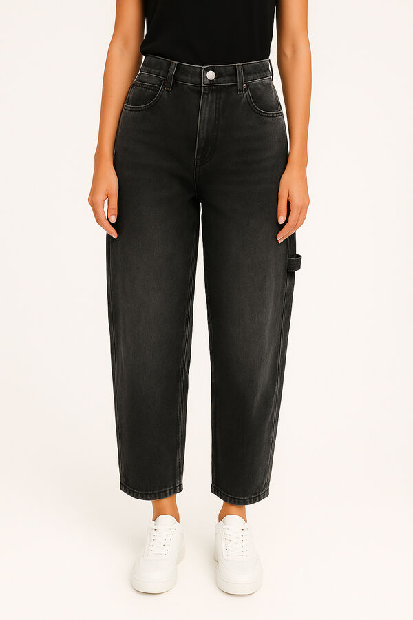 PANTALON ISERA GRIS OSCURO image number null