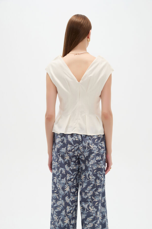 BLUSA KELAN 70809 MARFIL  / OFF WHITE image number null