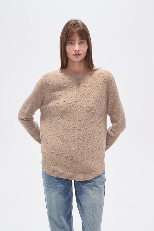 SWEATER PIER TAUPE CLARO image number null