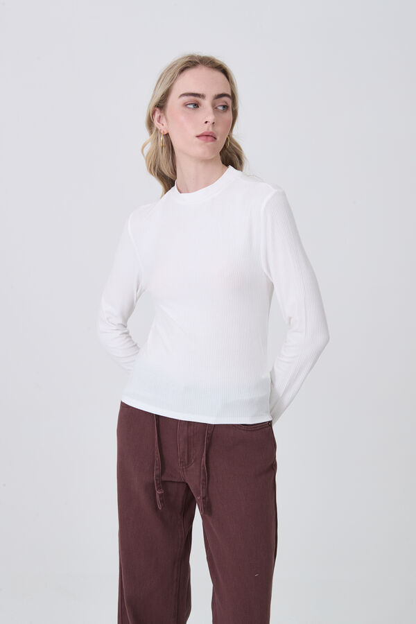 REMERA DALYM MARFIL  / OFF WHITE image number null