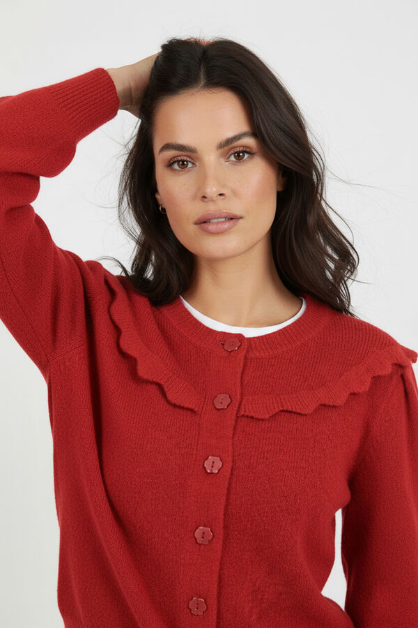 CARDIGAN JALANE ROJO image number null