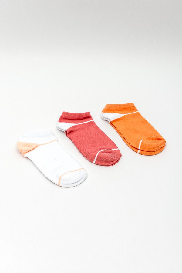 Medias Ankle Yogui, Pack x 3 COLOR UNICO image number null