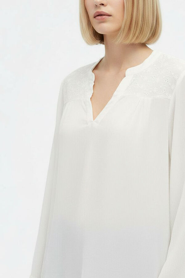 BLUSA BURSAS 70607 MARFIL  / OFF WHITE image number null