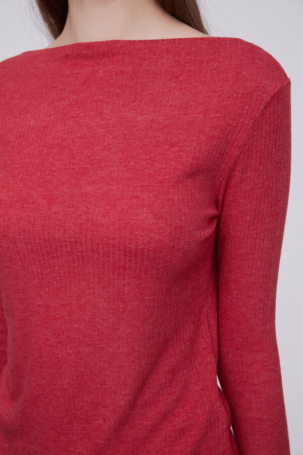 REMERA BILDEIN ROJO OSCURO image number null