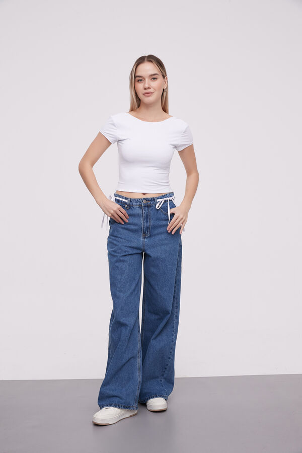 PANTALON ISANGI AZUL MEDIO image number null