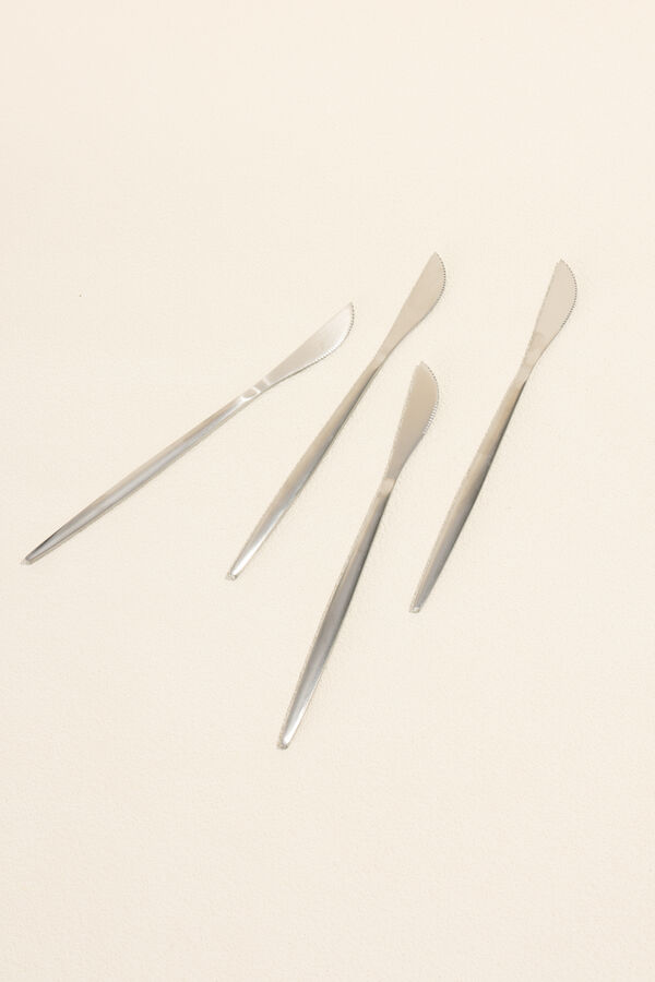 Cuchillo Fiordo, Set 4 un. Plateado COLOR UNICO image number null
