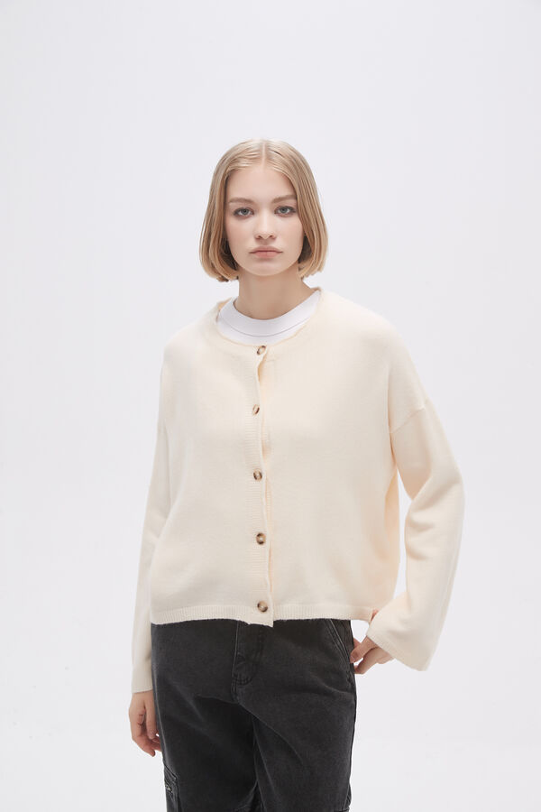 CARDIGAN DIALOY CRUDO / NATURAL image number null