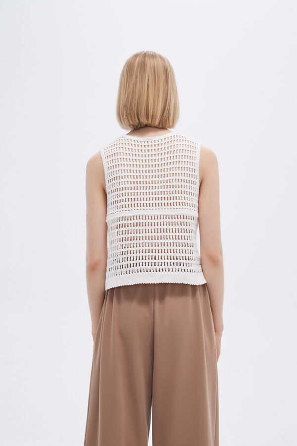 CHALECO TOTI MARFIL  / OFF WHITE image number null