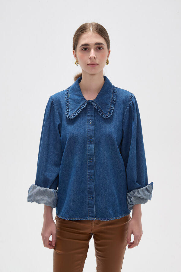 CAMISA RAVILA AZUL MEDIO image number null