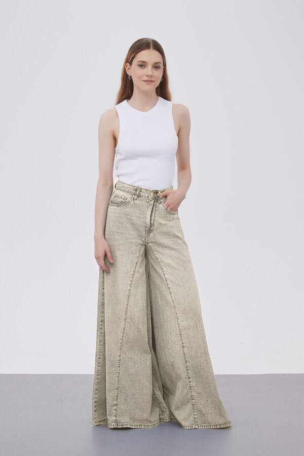 PANTALON BIENNE CRUDO / NATURAL image number null