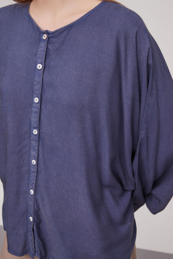 CAMISA MUCHI AZUL PIEDRA