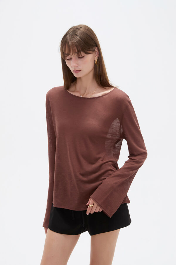 SWEATER GERAL 70809 CHOCOLATE image number null