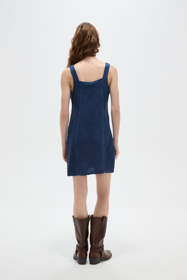 VESTIDO PACANA AZUL INDIGO image number null
