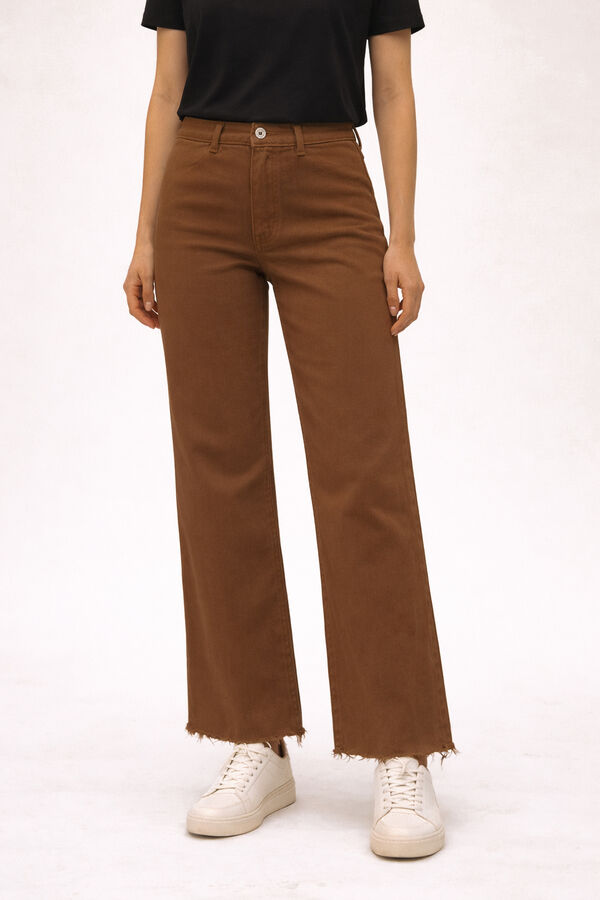 PANTALON BEATY TAUPE / MINK / VISON image number null