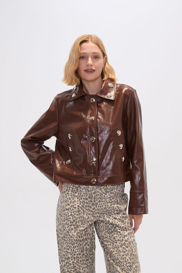 CHAQUETA GRENE MARRON image number null