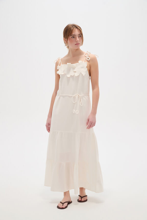 VESTIDO VESAL 70809 MARFIL  / OFF WHITE image number null