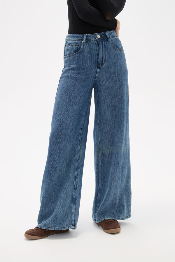 PANTALON NUTESA AZUL GRISACEO image number null