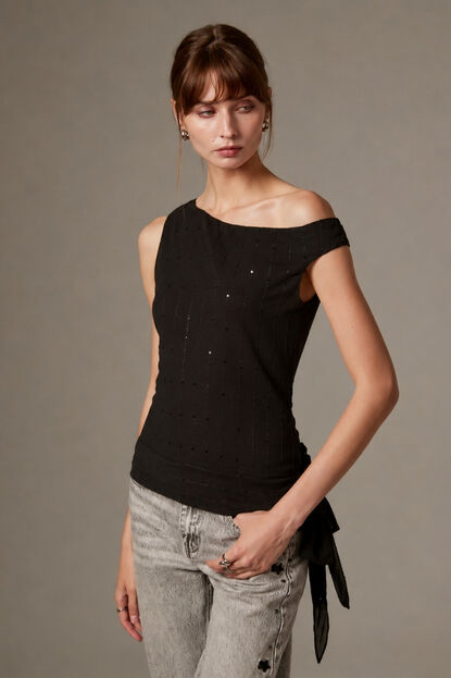 BLUSA TERAI 70809 NEGRO image number null