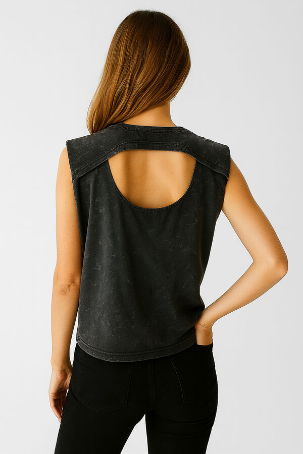 REMERA SOUTH GRIS TOPO image number null