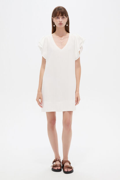 VESTIDO RISI 70809 MARFIL  / OFF WHITE image number null