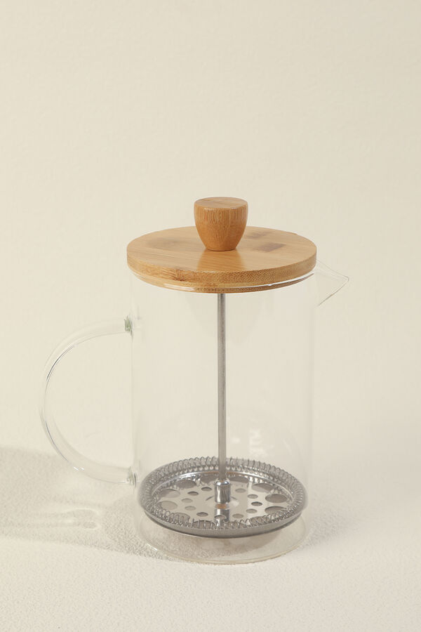 Cafetera Prensa Tapa Madera COLOR UNICO image number null