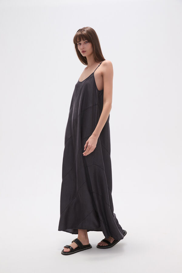 VESTIDO MIRAGOANE GRIS MEDIO image number null