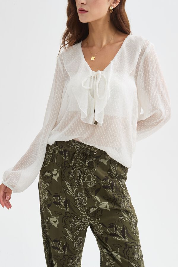 BLUSA RISTAL 70607 MARFIL  / OFF WHITE image number null